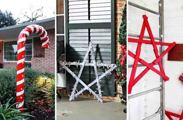 Outdoor christmas decor diy