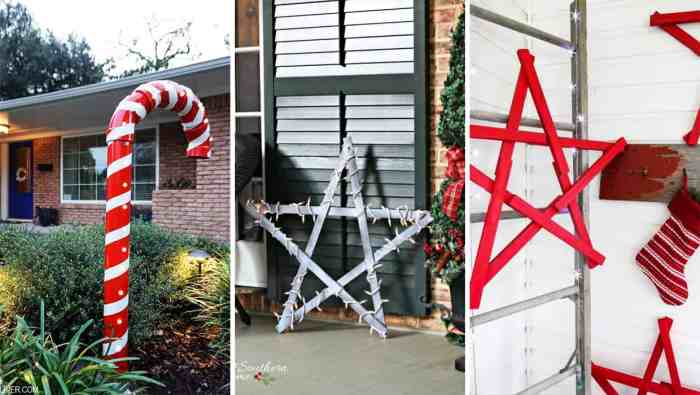 Outdoor christmas decor diy