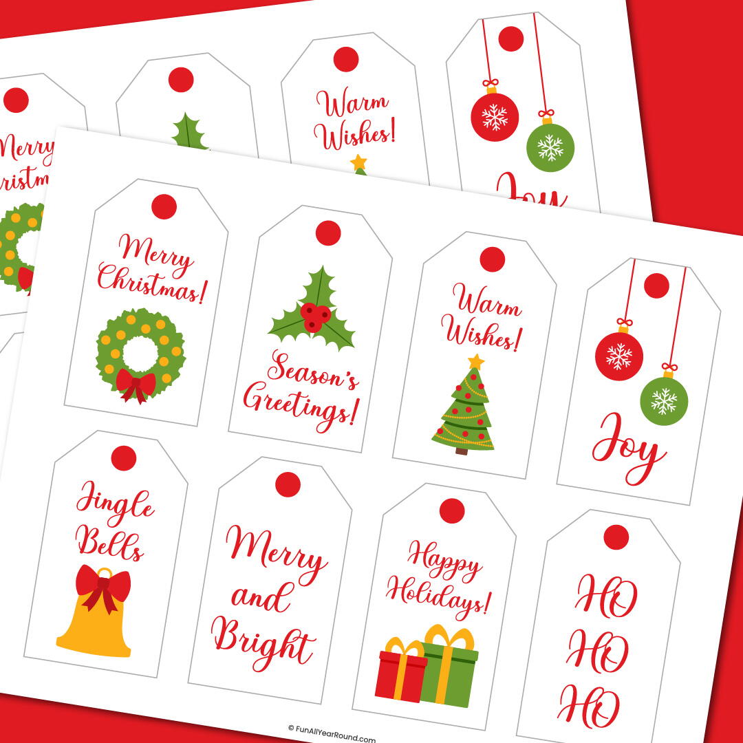 Christmas gift tags diy