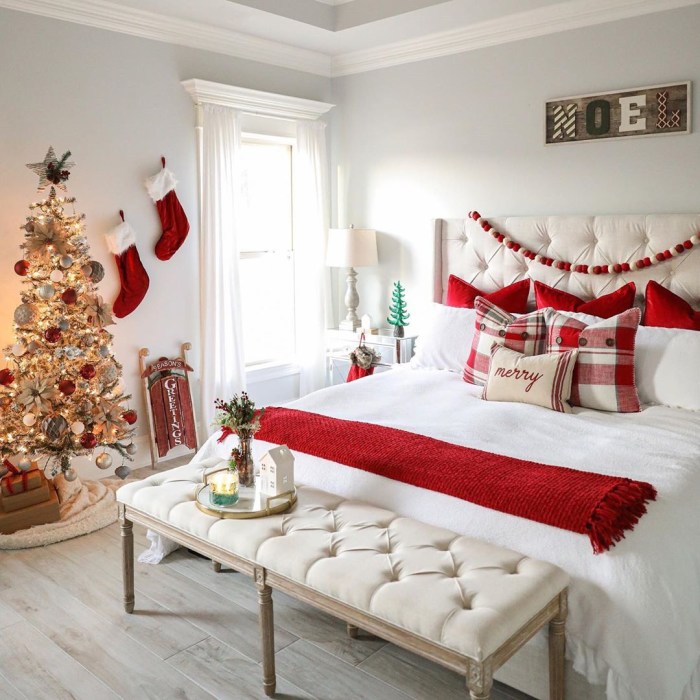 Christmas bedroom ideas decor girls