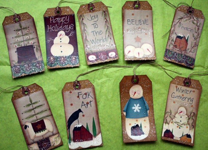 Christmas gift tags diy