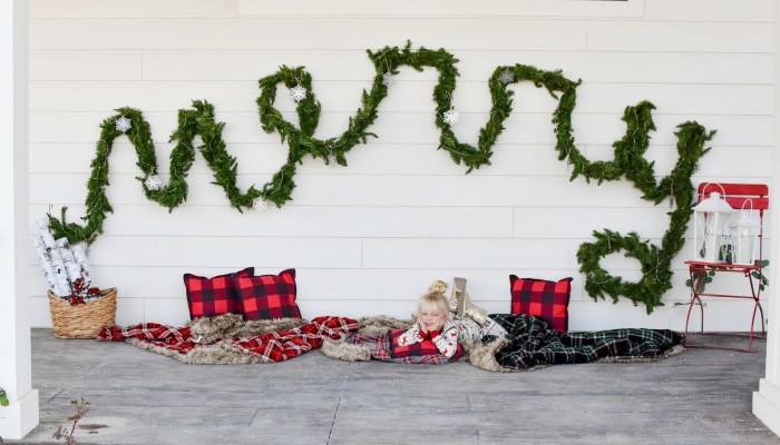 Diy christmas porch decorations