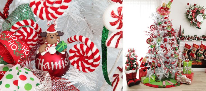 Candy cane kitchen decor