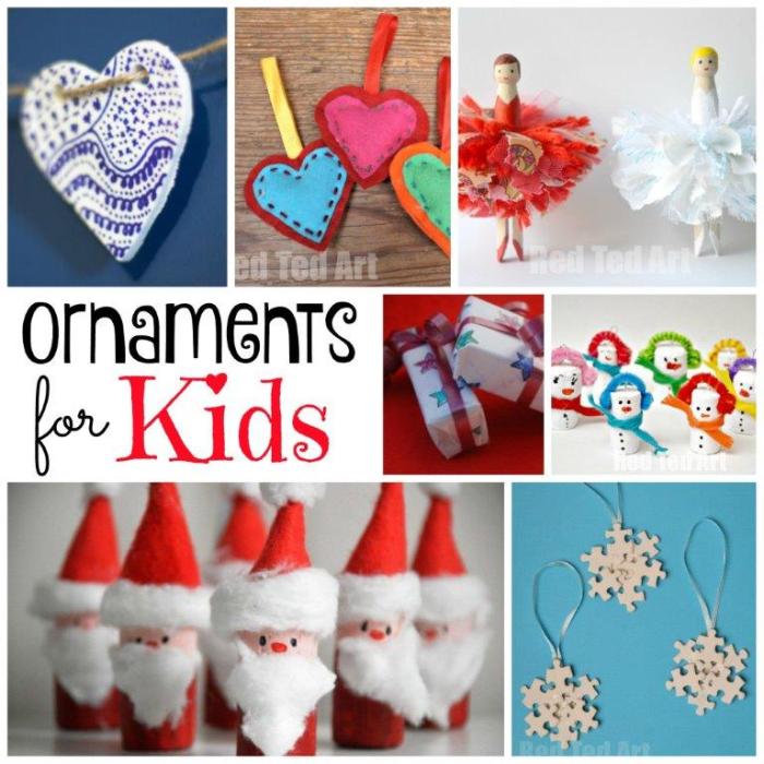 Diy childrens christmas ornaments