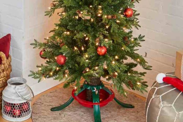 Artificial christmas tree stand diy