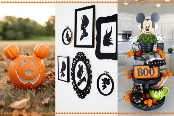 Disney halloween kitchen decor