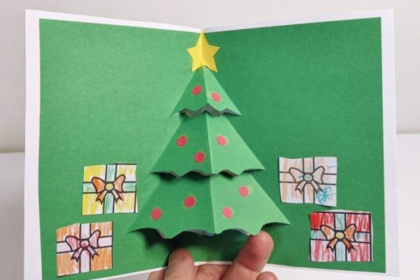 Christmas diy pop up cards