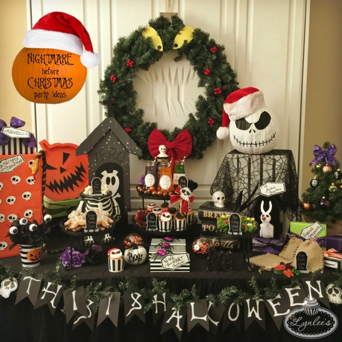 Diy nightmare before christmas decorations