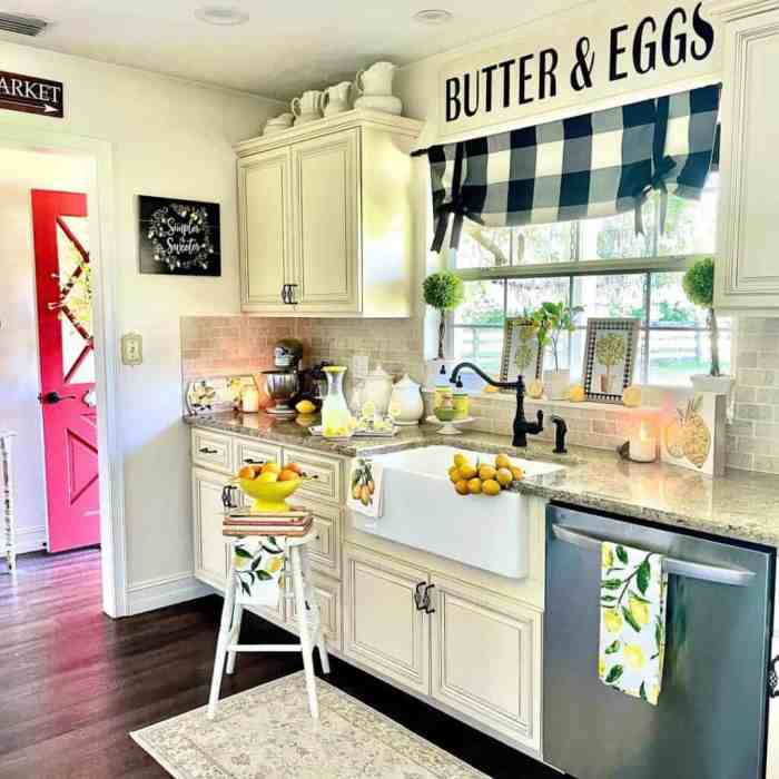 Lemon kitchen decor ideas