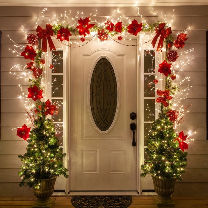 Diy front door christmas decorations