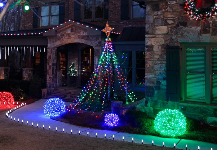 Diy lighted outdoor christmas decorations