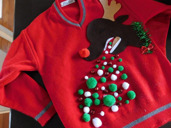 Easy diy tacky christmas sweaters