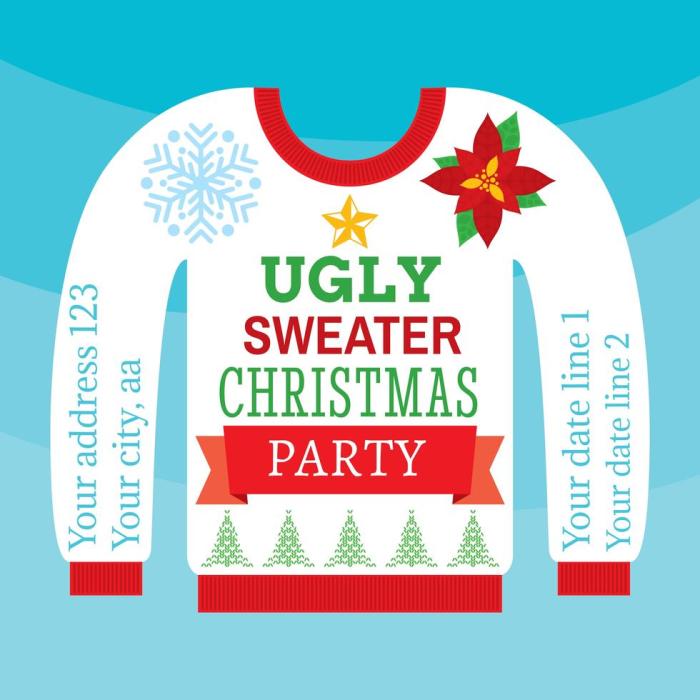 Diy ugly christmas sweatshirt