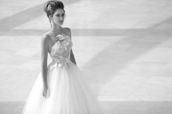 Wedding dresses one shoulder