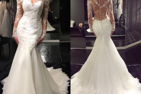 Wedding dresses mermaid style with bling